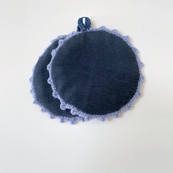 Crochet Pot Holders, Kitchen Decor, Crochet Gift Under 15, Handmade Potholders - Picture 2 of 8